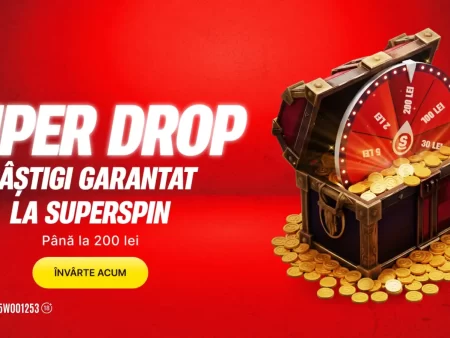 Super Drop X SuperSpin ā CĆ¢Čtig garantat pĆ¢nÄ la 200 LEI doar azi, pe 12 decembrie 2025