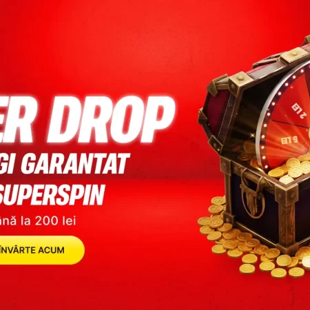 Super Drop X SuperSpin – Câștig garantat până la 200 LEI doar azi, pe 12 decembrie 2025