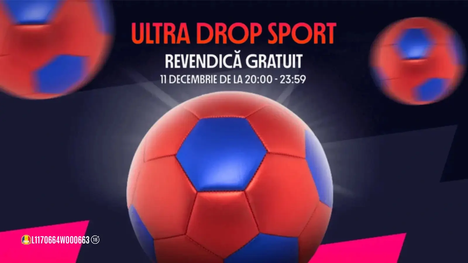 Ultra Drop Sport la Betano – Ia 20 LEI Pariu Gratuit doar azi, 11 decembrie 2025