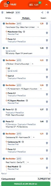 Bilet de weekend din fotbal 20.12.2025