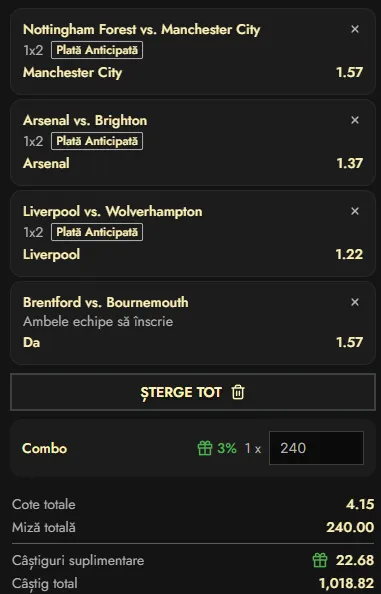 Biletul de Boxing Day recomandat de AI