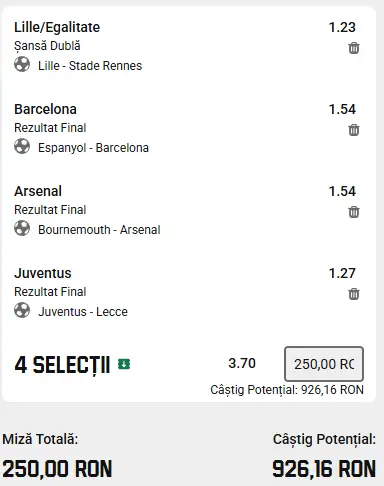 Biletul de sâmbătă generat de AI, ponturi din marile campionate ale Europei, 03.01.2026