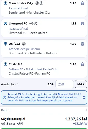 Biletul Zilei Cotă 5 cu IA