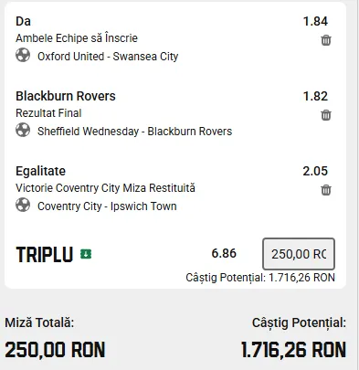 Biletul Zilei Cotă 7 generat de IA