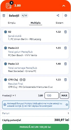 Biletul zilei din fotbal 12 decembrie 2025