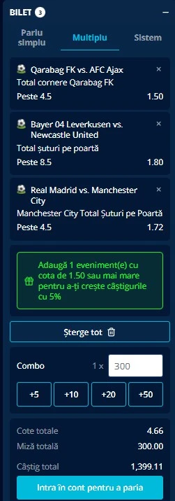 Biletul zilei din Pariuri Speciale 10 decembrie 2025