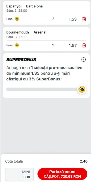 Cota 2 din fotbal 03.01