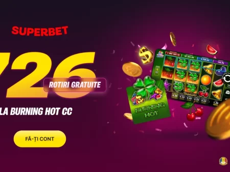 Ai 726 Rotiri Gratuite Fără Depunere la Burning Hot Clover Chance pe Superbet
