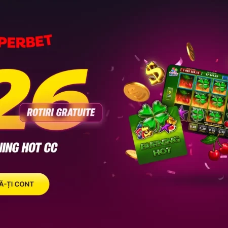 Ai 726 Rotiri Gratuite Fără Depunere la Burning Hot Clover Chance pe Superbet