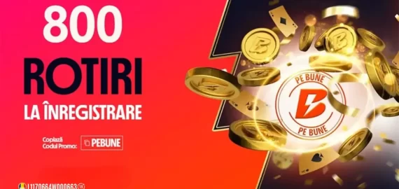 Ai 800 Rotiri Gratuite fără depunere la Betano în 2026