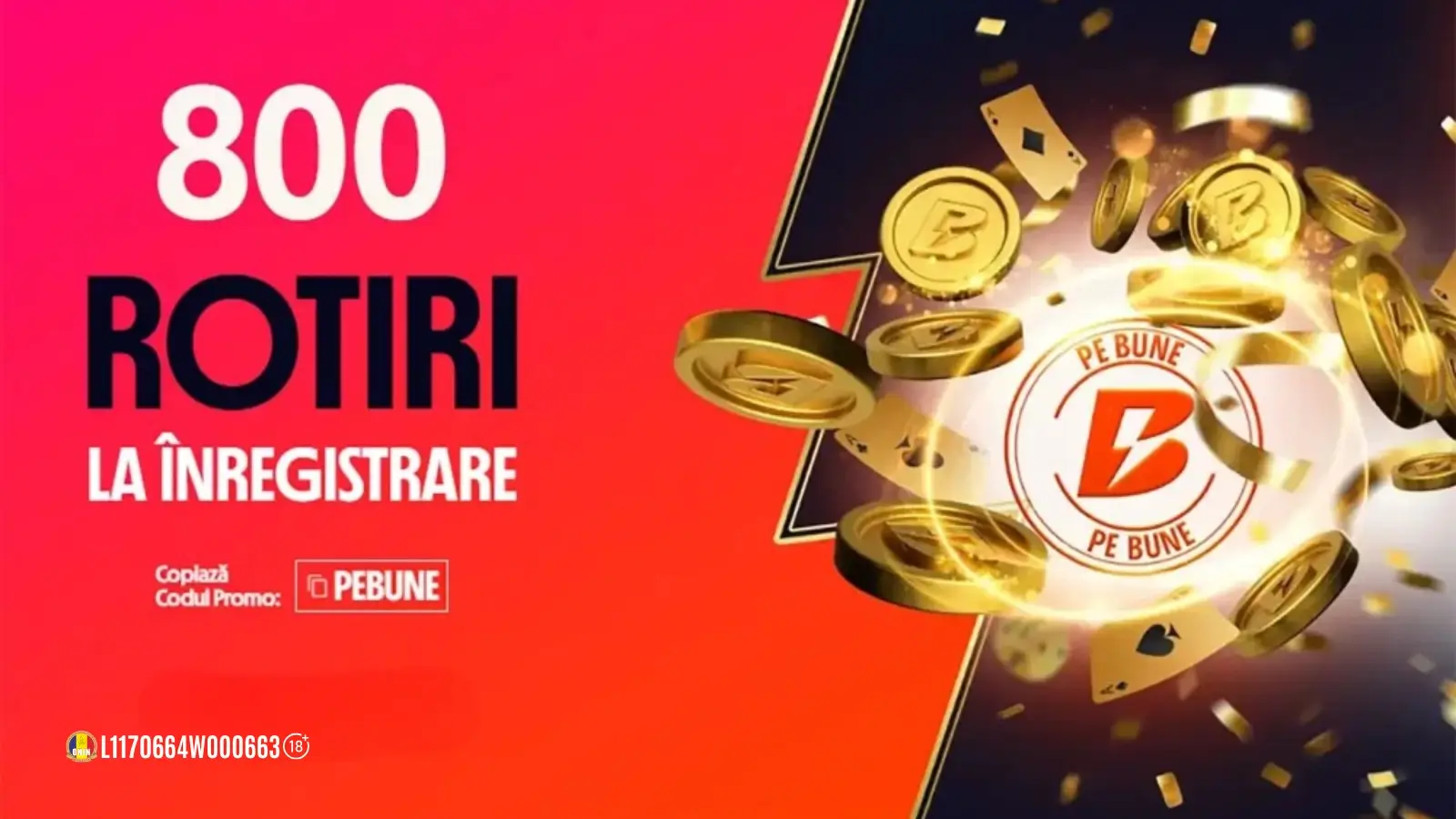 Ai 800 Rotiri Gratuite fără depunere la Betano în 2026