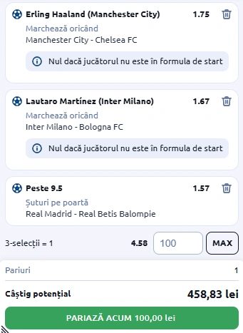 Biletul Zilei din Pariuri Speciale 04.01.2026