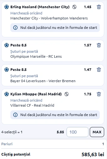 Biletul Zilei din Pariuri Speciale 24.01.2026