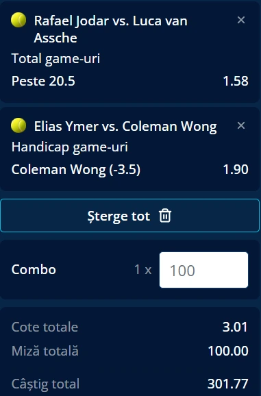 Biletul zilei calificări Australian Open - Cotă 3.01