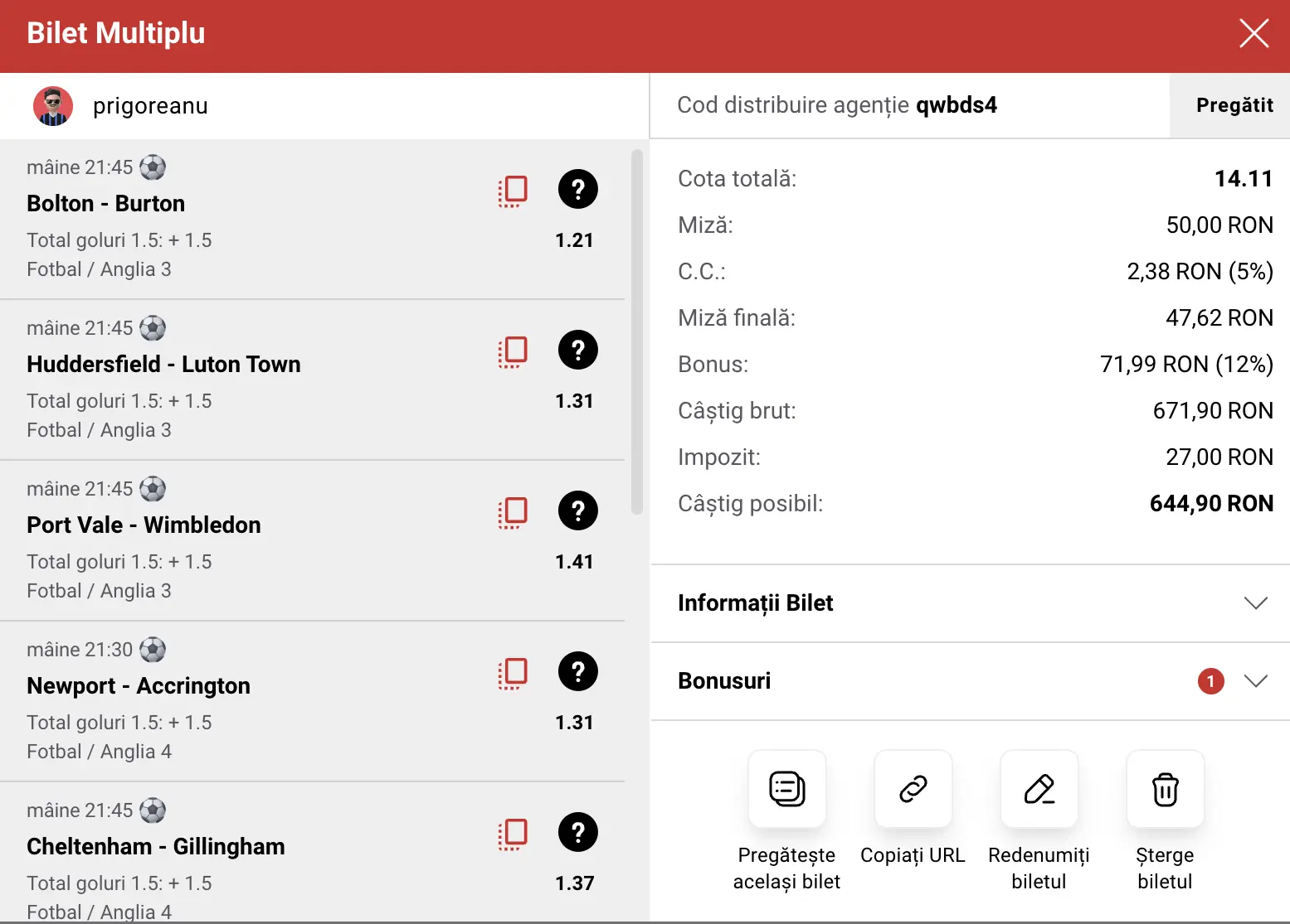 Biletul zilei din fotbal la Casa Pariurilor. Mizăm pe goluri în ligile din Anglia, 27 ianuarie 2026