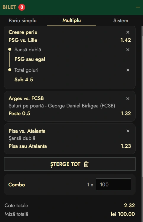 Biletul zilei din fotbal la Don.ro, 16.01.2026. Mizăm pe  derbiul din Ligue 1 și pe inspirația lui Bîrligea