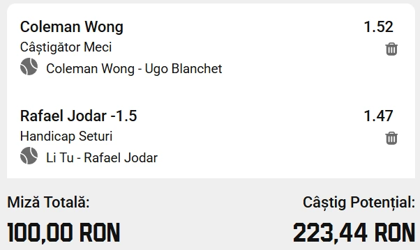 Cota 2 calificări Australian Open 13 ianuarie 2026 la Unibet