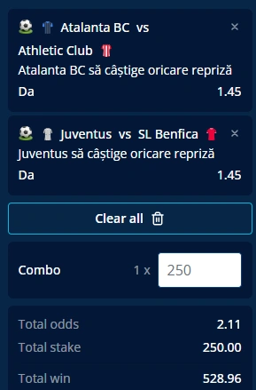 Cota 2 din Champions League 21.01.2026