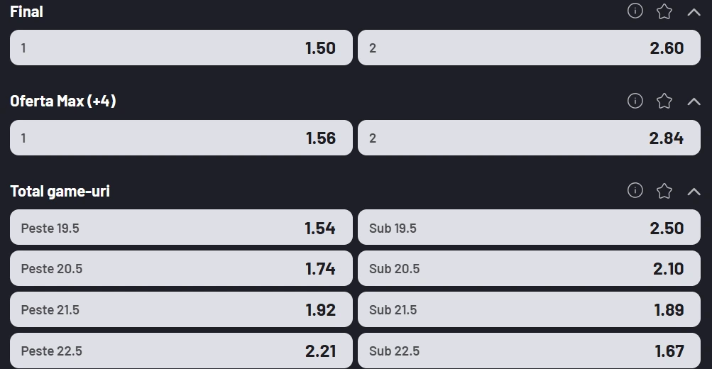 Cote pariuri 2026 faza sferturilor de finală de la Australian Open - Coco Gauff vs Elina Svitolina