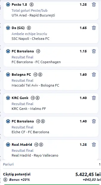 IA recomandă Biletul Săptămânal