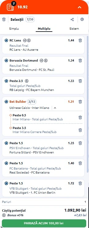 Bilet de weekend din fotbal 17 ianuarie 2026