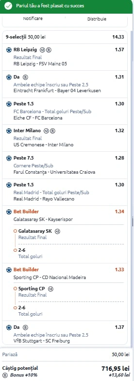 Bilet de weekend din fotbal 31.01.2026