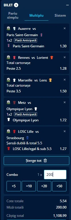 Biletul etapei a 19-a din Ligue 1 - 23 ianuarie 2026