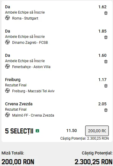 Biletul penultimei etape de Europa League