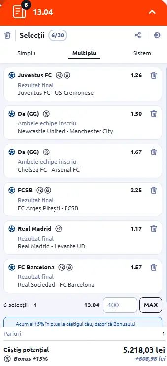 Biletul Săptămânal generat de Inteligența Artificială