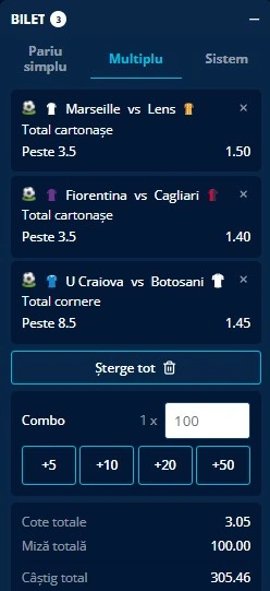 Biletul zilei azi din fotbal 24 ianuarie 2026