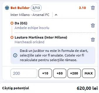 Biletul Zilei cu Bet Builder 20.01.2026