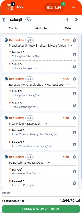 Biletul zilei din Bet Buildere 11 ianuarie 2026