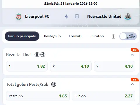 Elevii lui Arne Slot au prima șansă