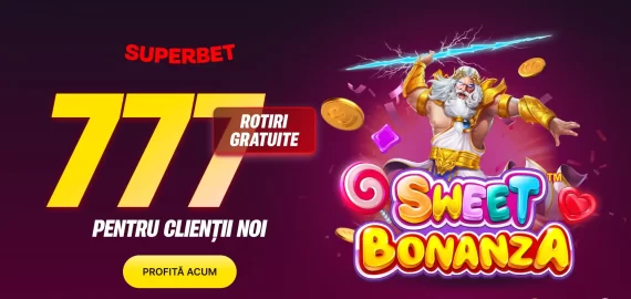 777 Rotiri Gratuite la Superbet – Bonus pentru toți jucătorii noi