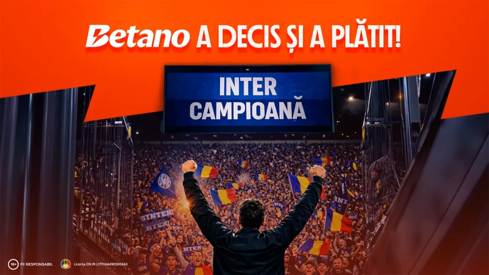 Betano a plătit toate pariurile pe Inter campioană!