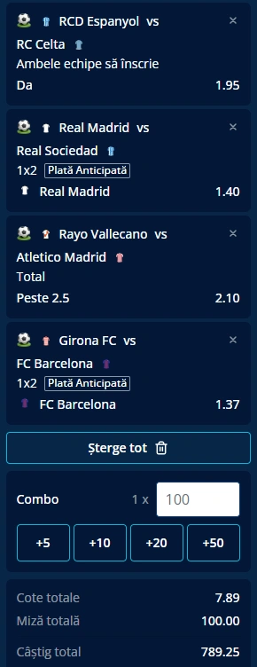 Biletul Etapei 24 din LaLiga