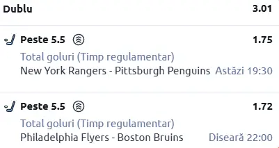 Biletul zilei Hochei 28 Februarie 2026