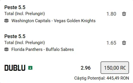 Biletul zilei Hochei 28 Februarie 2026