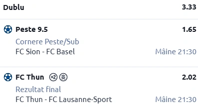 Biletul zilei fotbal 12 Februarie 2026