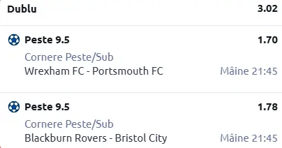 Biletul zilei fotbal 24 Februarie 2026