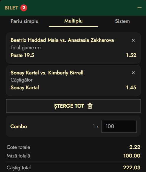 Cota 2 WTA la Don - calificările Masters-ului de la Doha 2026