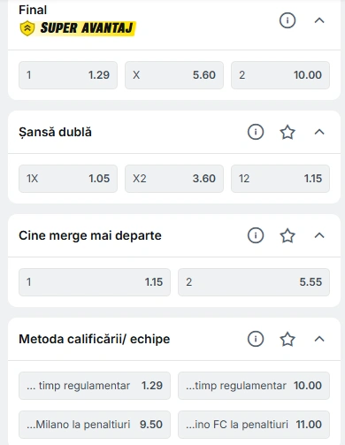 Cote pariuri Inter Milan vs Torino la Superbet