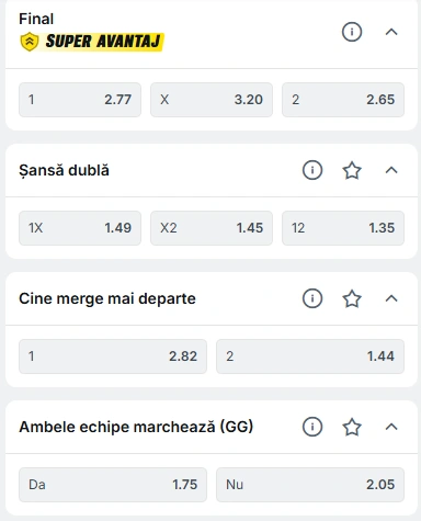 Cote pariuri Ludogorets vs Ferencvaros la Superbet