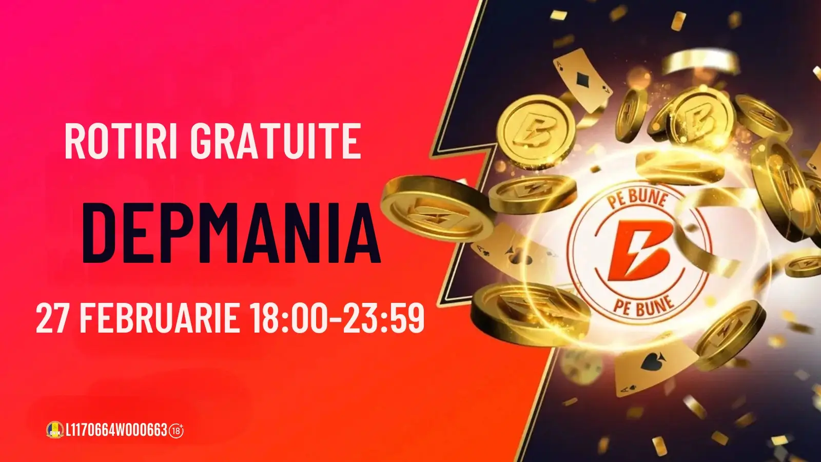 DepMania Betano Rotiri Gratuite în funcție de Depunere, doar pe 27 Februarie 2026