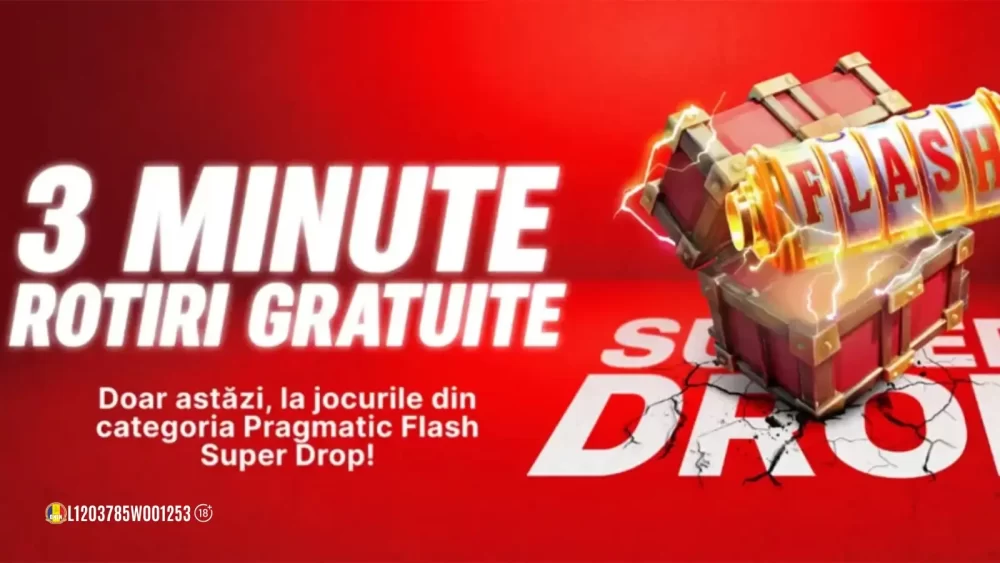 Pragmatic Flash Super Drop – ai 3 minute de Rotiri Gratuite la Superbet!