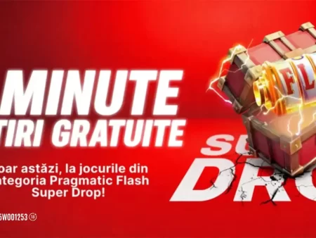 Pragmatic Flash Super Drop – ai 3 minute de Rotiri Gratuite la Superbet!