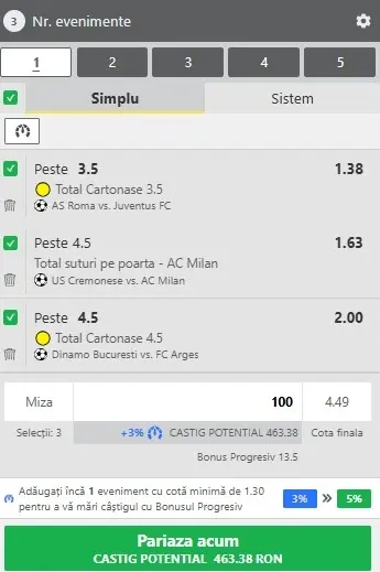 Biletul zilei din Pariuri Speciale 01.03.2026