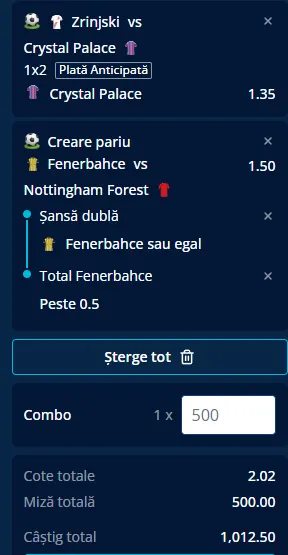 Cota 2 plasată la Mr Bit 19.02