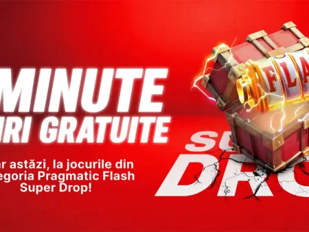 Pragmatic Flash Super Drop – ai 3 minute de Rotiri Gratuite la Superbet!