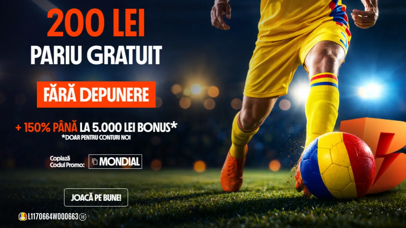 200 LEI Freebet pentru conturile noi la Betano cu ocazia meciului Turcia vs România